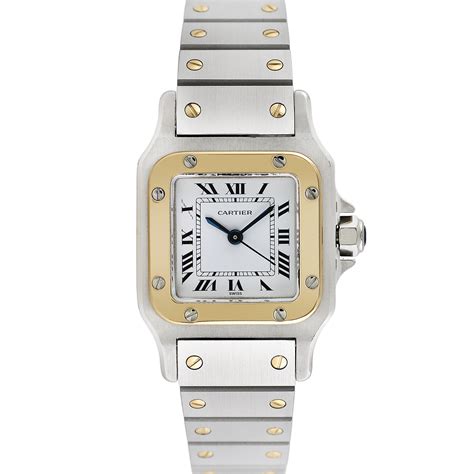 cartier santos galbee womens|cartier santos price guide.